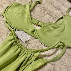 Lauren Layne Mila Lime Green Bikini Bra